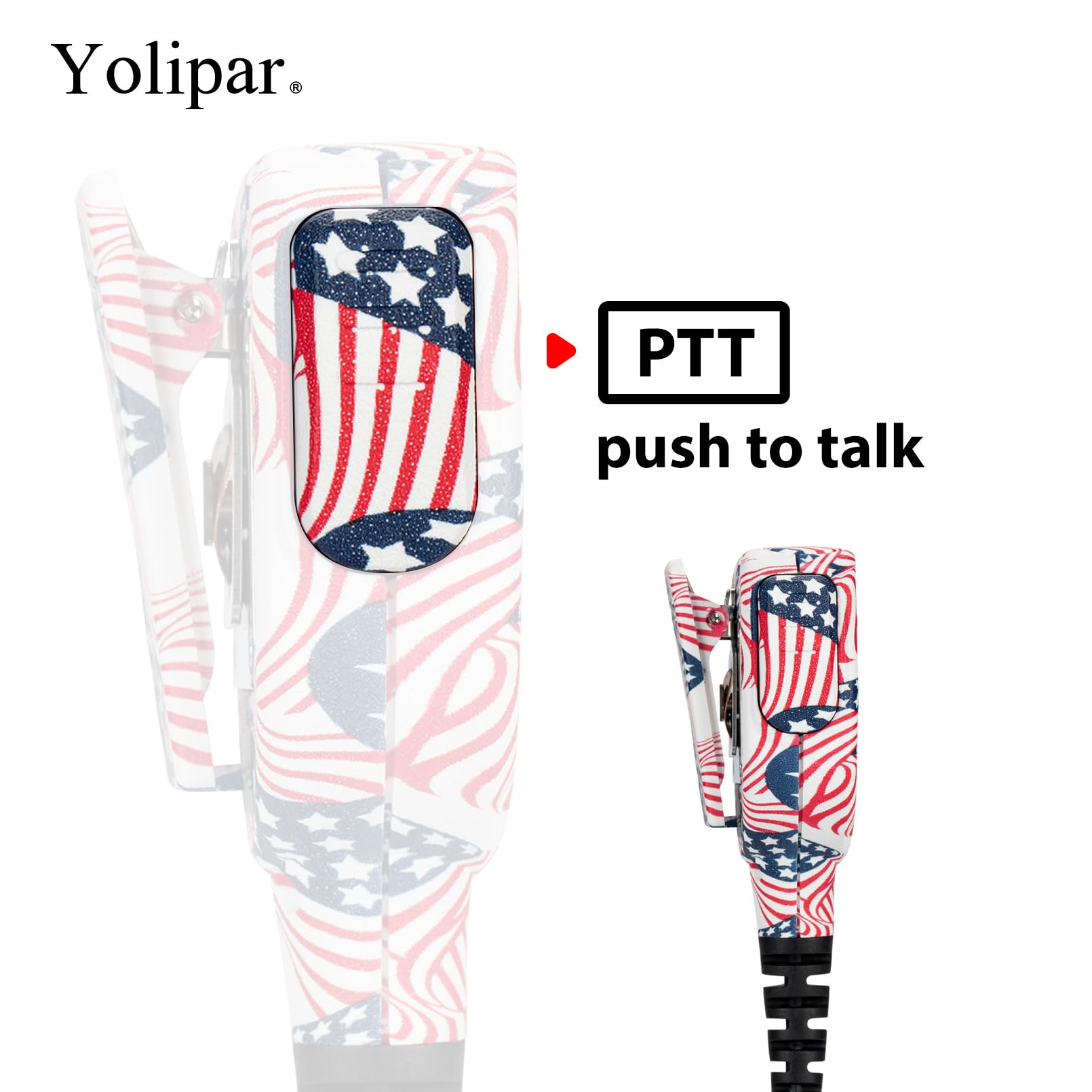 Yolipar Radio Shoulder Speaker Mic Handheld Microphone With 3.5Mm Audio Jack Compatible With Bf F8Hp Bf F9 Uv 82 Uv 82Hp Uv 82C